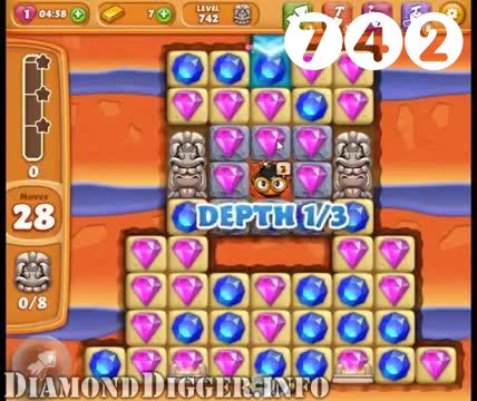 Diamond Digger Saga : Level 742 – Videos, Cheats, Tips and Tricks