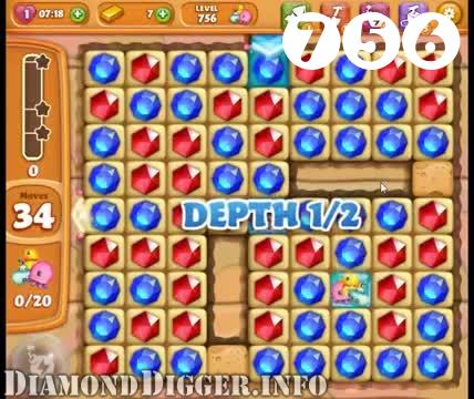 Diamond Digger Saga : Level 756 – Videos, Cheats, Tips and Tricks