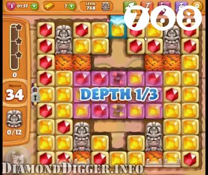 Diamond Digger Saga : Level 768 – Videos, Cheats, Tips and Tricks