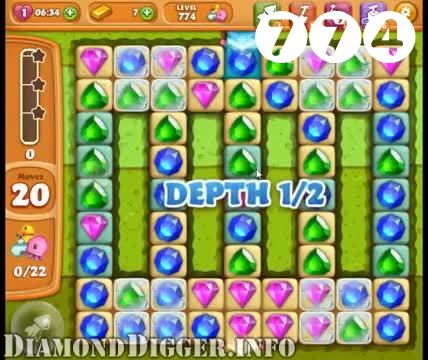 Diamond Digger Saga : Level 774 – Videos, Cheats, Tips and Tricks