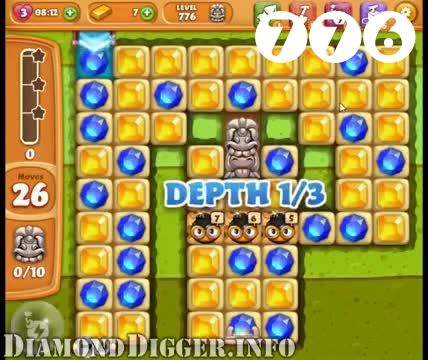 Diamond Digger Saga : Level 776 – Videos, Cheats, Tips and Tricks