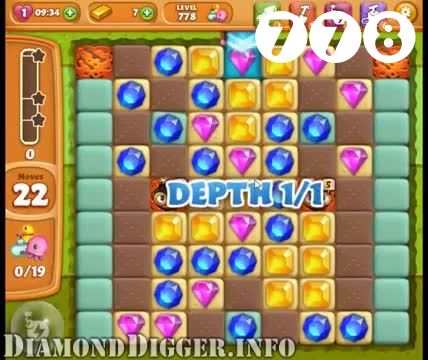 Diamond Digger Saga : Level 778 – Videos, Cheats, Tips and Tricks