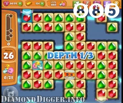 Diamond Digger Saga : Level 885 – Videos, Cheats, Tips and Tricks