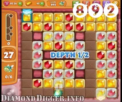 Diamond Digger Saga : Level 892 – Videos, Cheats, Tips and Tricks
