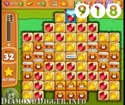 Diamond Digger Saga : Level 918 – Videos, Cheats, Tips and Tricks