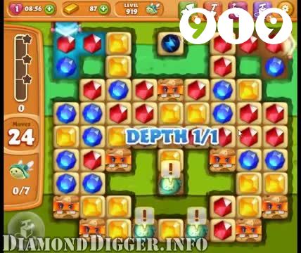 Diamond Digger Saga : Level 919 – Videos, Cheats, Tips and Tricks