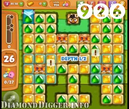 Diamond Digger Saga : Level 926 – Videos, Cheats, Tips and Tricks