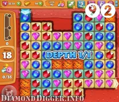 Diamond Digger Saga : Level 92 – Videos, Cheats, Tips and Tricks