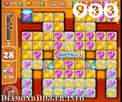 Diamond Digger Saga : Level 933 – Videos, Cheats, Tips and Tricks