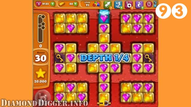 Diamond Digger Saga : Level 93 – Videos, Cheats, Tips and Tricks
