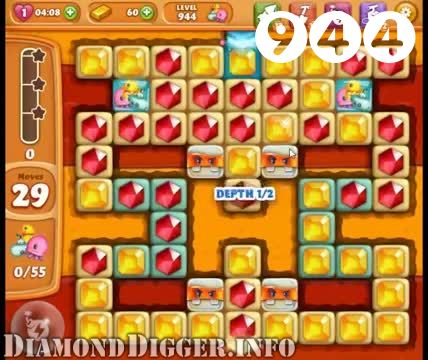 Diamond Digger Saga : Level 944 – Videos, Cheats, Tips and Tricks