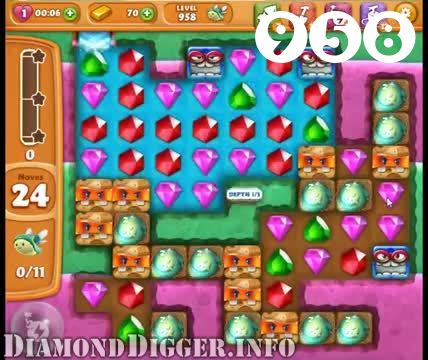 Diamond Digger Saga : Level 958 – Videos, Cheats, Tips and Tricks