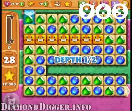 Diamond Digger Saga : Level 963 – Videos, Cheats, Tips and Tricks