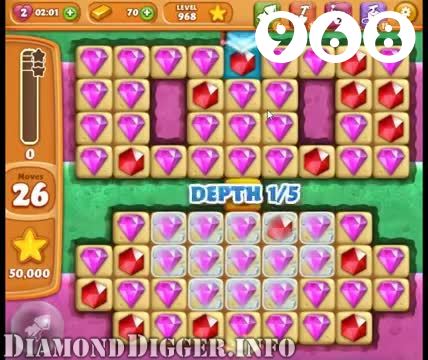 Diamond Digger Saga : Level 968 – Videos, Cheats, Tips and Tricks
