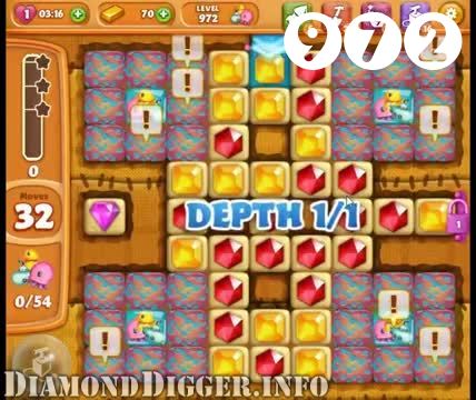 Diamond Digger Saga : Level 972 – Videos, Cheats, Tips and Tricks