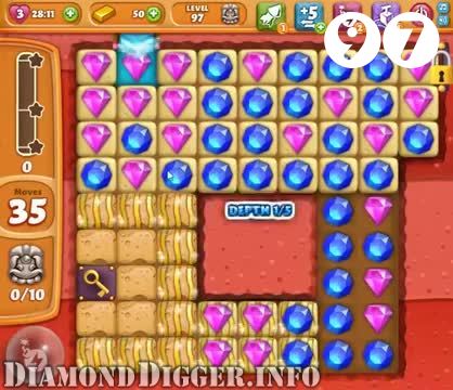 Diamond Digger Saga : Level 97 – Videos, Cheats, Tips and Tricks