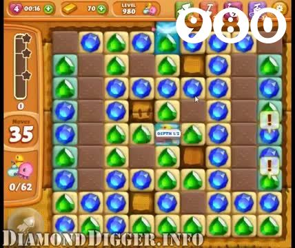Diamond Digger Saga : Level 980 – Videos, Cheats, Tips and Tricks