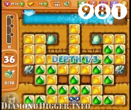 Diamond Digger Saga : Level 981 – Videos, Cheats, Tips and Tricks