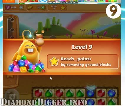Diamond Digger Saga : Level 9 – Videos, Cheats, Tips and Tricks